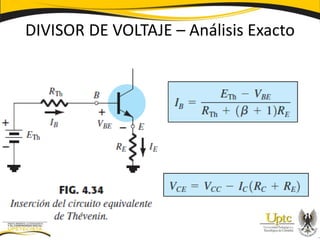 DIVISOR DE VOLTAJE – Análisis Exacto
 