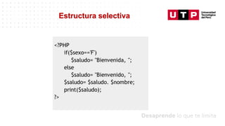 Datos/Observaciones
Estructura selectiva
 