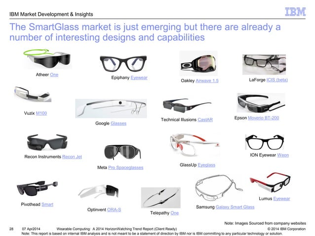 Wearable Computing: A 2014 HorizonWatching Trend Summary Report