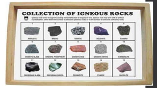 CLASSIFICATION OF ROCKS