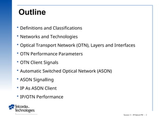 Network Performance of OTN DWDM system.ppt