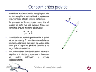 Conocimientos previos ,[object Object],[object Object],[object Object],[object Object],F r 