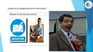 ¿Cuáles son las obligaciones de los Comerciantes?
Obtener la matricula de comercio
http://gobernacionsdtsachilas.gob.ec/funciones-de-la-jefatura-politica/
 