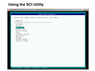 11
6
Copyright © 2012, Oracle and/or its affiliates. All rights
reserved.
Insert Information Protection Policy Classification from Slide 711
6
Copyright © 2012, Oracle and/or its affiliates. All rights
reserved.
Insert Information Protection Policy Classification from Slide 7
Using the SCI Utility
 