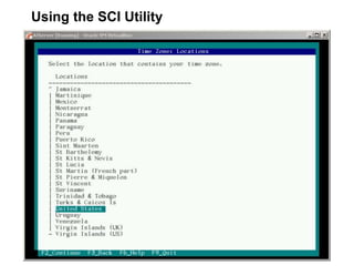 11
7
Copyright © 2012, Oracle and/or its affiliates. All rights
reserved.
Insert Information Protection Policy Classification from Slide 711
7
Copyright © 2012, Oracle and/or its affiliates. All rights
reserved.
Insert Information Protection Policy Classification from Slide 7
Using the SCI Utility
 