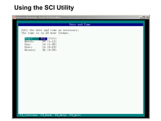 11
9
Copyright © 2012, Oracle and/or its affiliates. All rights
reserved.
Insert Information Protection Policy Classification from Slide 711
9
Copyright © 2012, Oracle and/or its affiliates. All rights
reserved.
Insert Information Protection Policy Classification from Slide 7
Using the SCI Utility
 