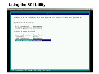 12
0
Copyright © 2012, Oracle and/or its affiliates. All rights
reserved.
Insert Information Protection Policy Classification from Slide 712
0
Copyright © 2012, Oracle and/or its affiliates. All rights
reserved.
Insert Information Protection Policy Classification from Slide 7
Using the SCI Utility
 