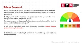 S12 s1 Balanced scorecard 2 universidad tecnologica del perú | PDF