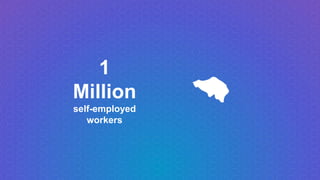 1
Million
self-employed
workers
 