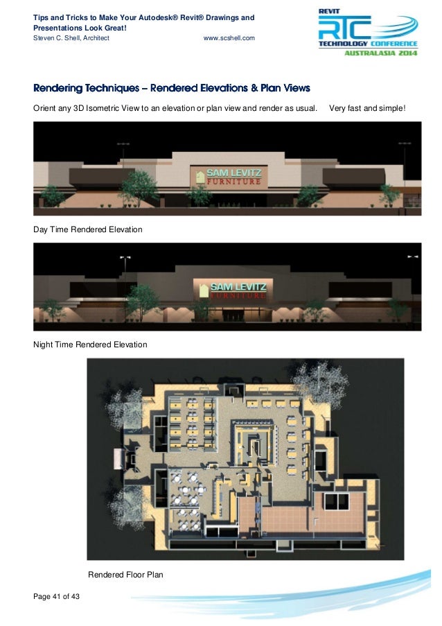 How To Create Presentation Floor Plans  In Revit