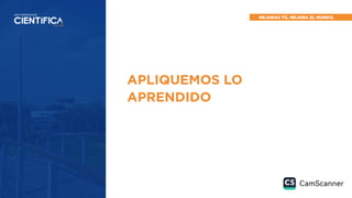 APLIQUEMOS LO
APRENDIDO
 