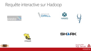 #JSS2014
Requête interactive sur Hadoop
STINGER
 