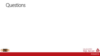 #JSS2014
Questions
 