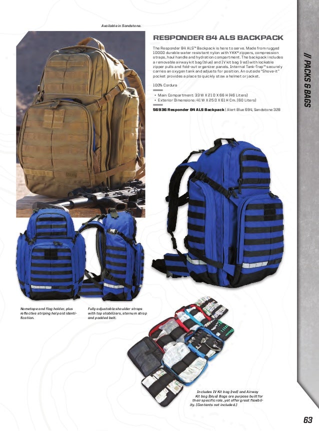 511 responder 84 als backpack