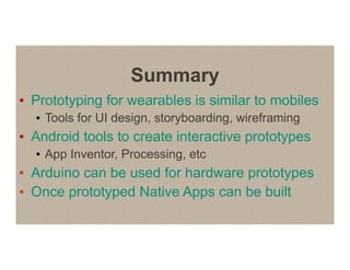 Siggraph 2014: The Glass Class - Designing Wearable Interfaces