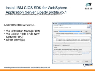 SHARE 2014, Pittsburgh CICS and Liberty applications | ODP