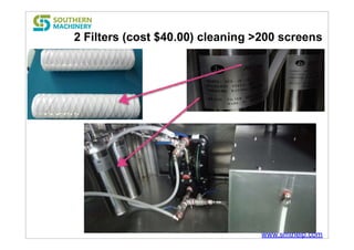 Helps the Environment -- S1688 stencil cleaner machine