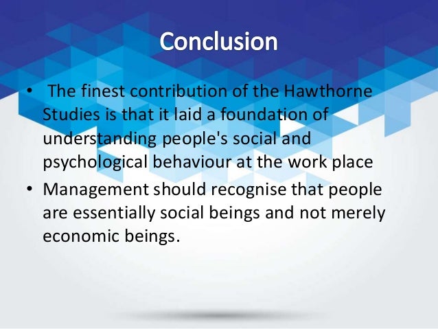 what is hawthorne effect