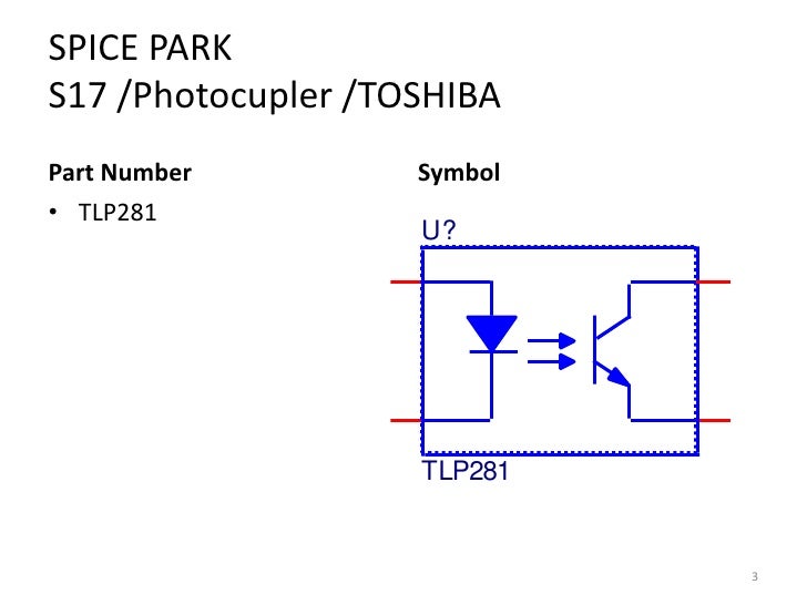 Type of SPICE MODEL of Photocoupler