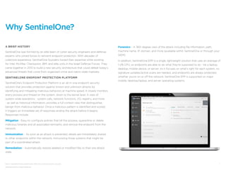 8
©2016 SentinelOne. All Rights Reserved.
next generation endpoint protection buyer’s guide
A Brief History
SentinelOne wa...