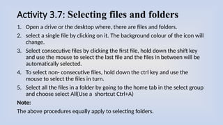 Comprehensive Guide to File and Folder Management in Computers | PPTX
