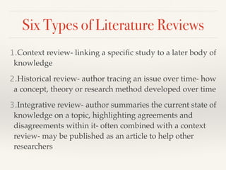 Social Research: Literature review | PDF