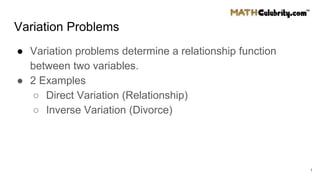 Variations Solving Variation | PPTX