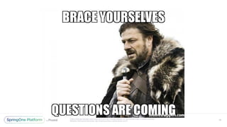 Unless otherwise indicated, these slides are © 2013-2017 Pivotal Software, Inc. and licensed under a Creative Commons
Attribution-NonCommercial license: http://creativecommons.org/licenses/by-nc/3.0/
45
 