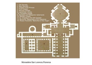 Monastère San Lorenzo,Florence
 