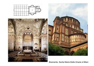 Bramante, Santa Maria Delle Grazie à Milan
 