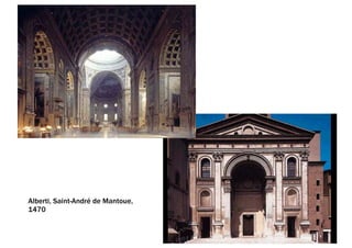 Alberti, Saint-André de Mantoue,
1470
 