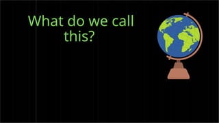 What do we call
this?
 