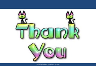 DEPARTMENT OF EDUCATION
 