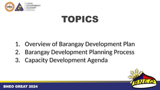 The BDP and Capacity Development Agenda | PPTX