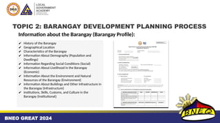 The BDP and Capacity Development Agenda | PPTX