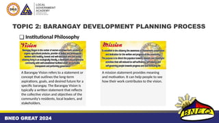 The BDP and Capacity Development Agenda | PPTX