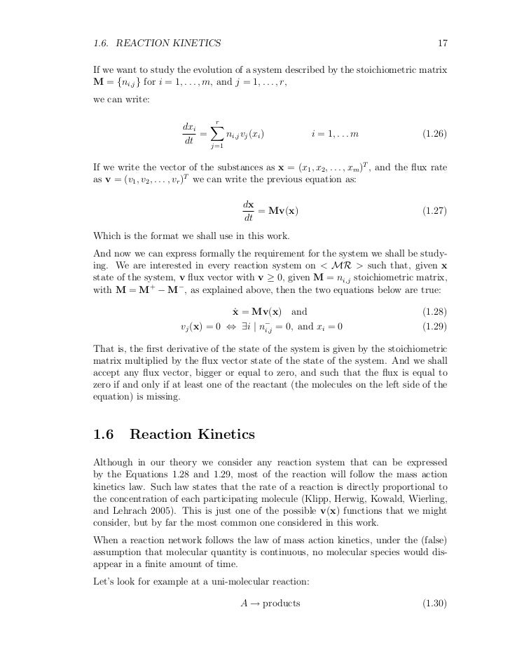 Phd thesis chemical kinetics