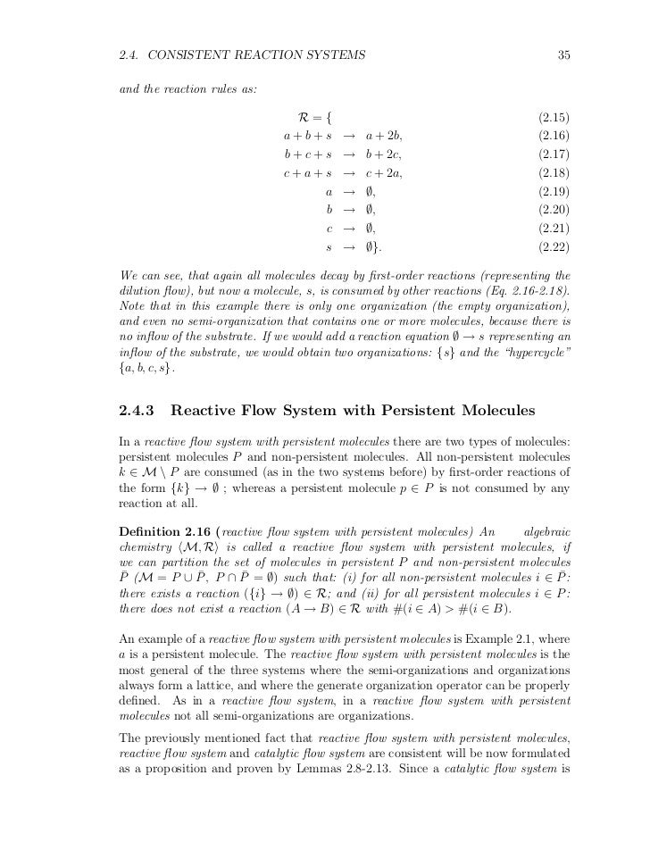 Thesis systems theory