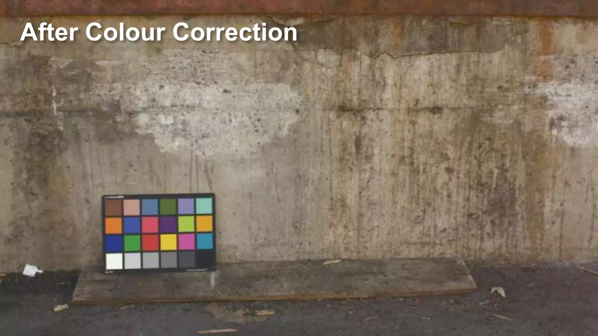 After Colour Correction
 