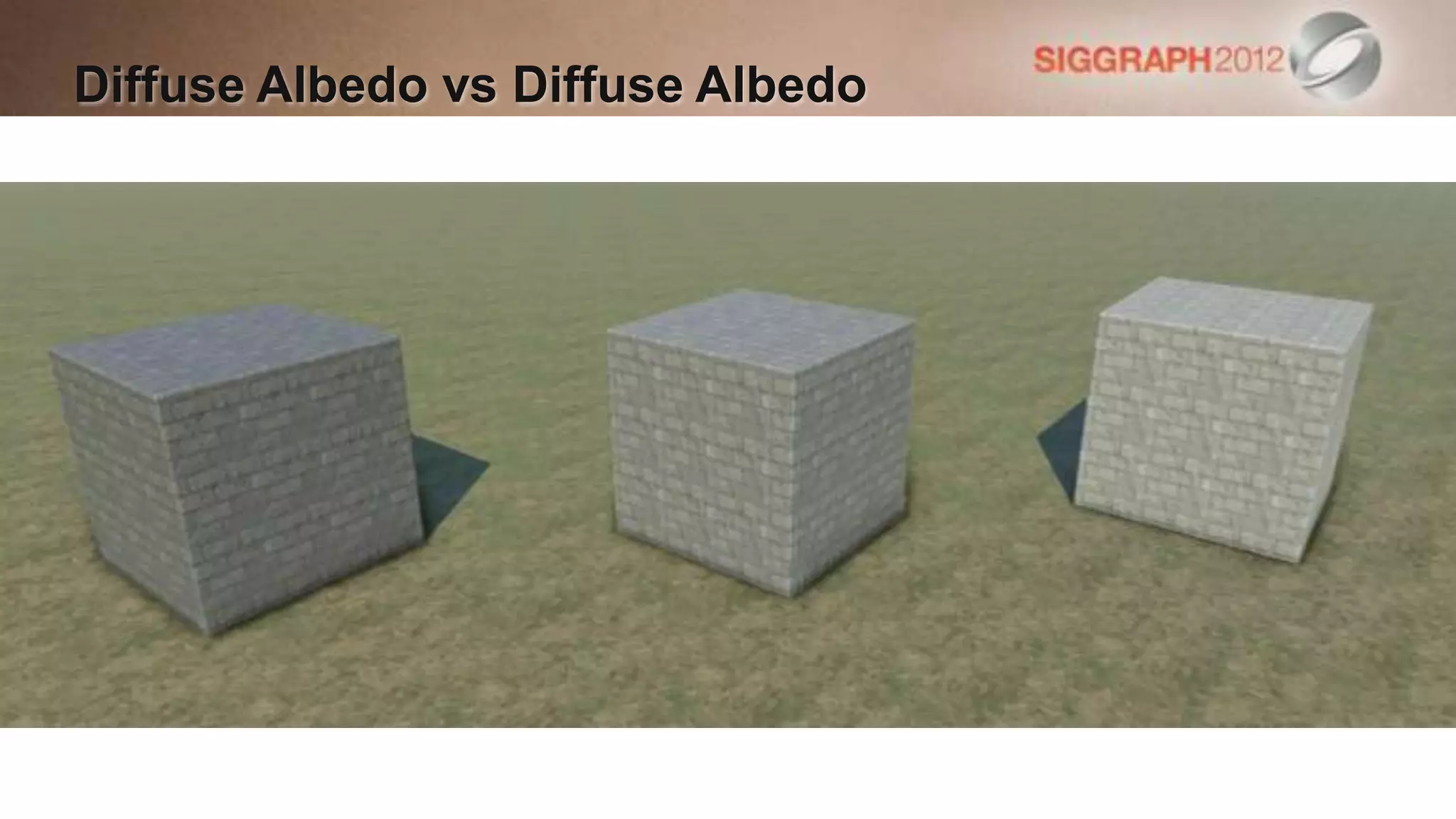 Diffuse Albedo vs Diffuse Albedo
 