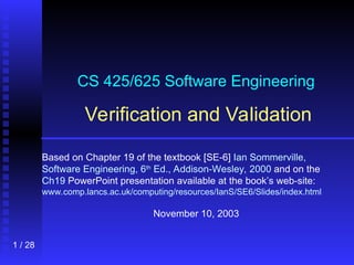 S_22.ppt verification and validation in software testing | PPT