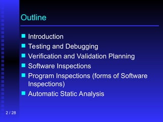 S_22.ppt verification and validation in software testing | PPT