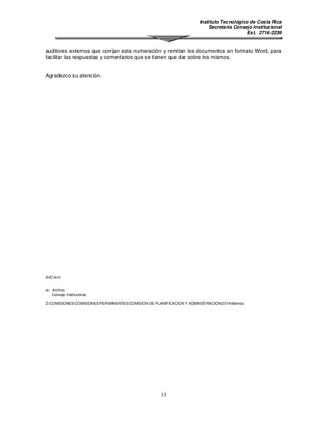 S 2884 informes de la auditoría externa 2012 2013