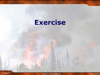 1-45-S290-EPUnit 1 The Fire Environment
Exercise
 