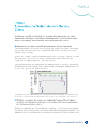 Les Bonnes Pratiques du Service Clients | PDF