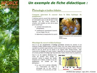 S2a Raisonner Calculs Flux D Eau Et Bilan Hydrique A Granier Rmt29s