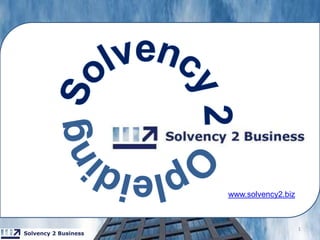 1 Solvency 2Opleiding www.solvency2.biz 