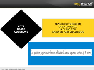 2013 © Next Education India Private Limited.
HOTS
BASED
QUESTIONS
TEACHERS TO ASSIGN
OTBA MATERIAL
IN CLASS FOR
ANALYSIS AND DISCUSSION
 