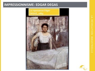 LARÉVOLUTIONINDUSTRIELLE
IMPRESSIONNISME: EDGAR DEGAS
 