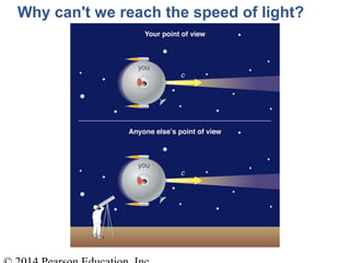 Why can't we reach the speed of light?
 
